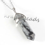 Amethyst Crystal Pendant Necklace