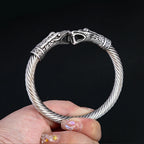 Viking Dragon Head Bracelet — Stainless