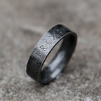 Viking Odin Rune Letter Ring — Stainless Steel