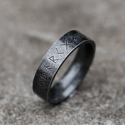 Viking Odin Rune Letter Ring — Stainless Steel