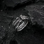 Buyee 925 Sterling Silver Unique Ring Finger Cute Scorpion Open Ring for Women Man Fashion Animal Rock Punk Fine Jewelry Circle