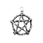 Gothic Steel Pendant Vintage Pentagram Punk