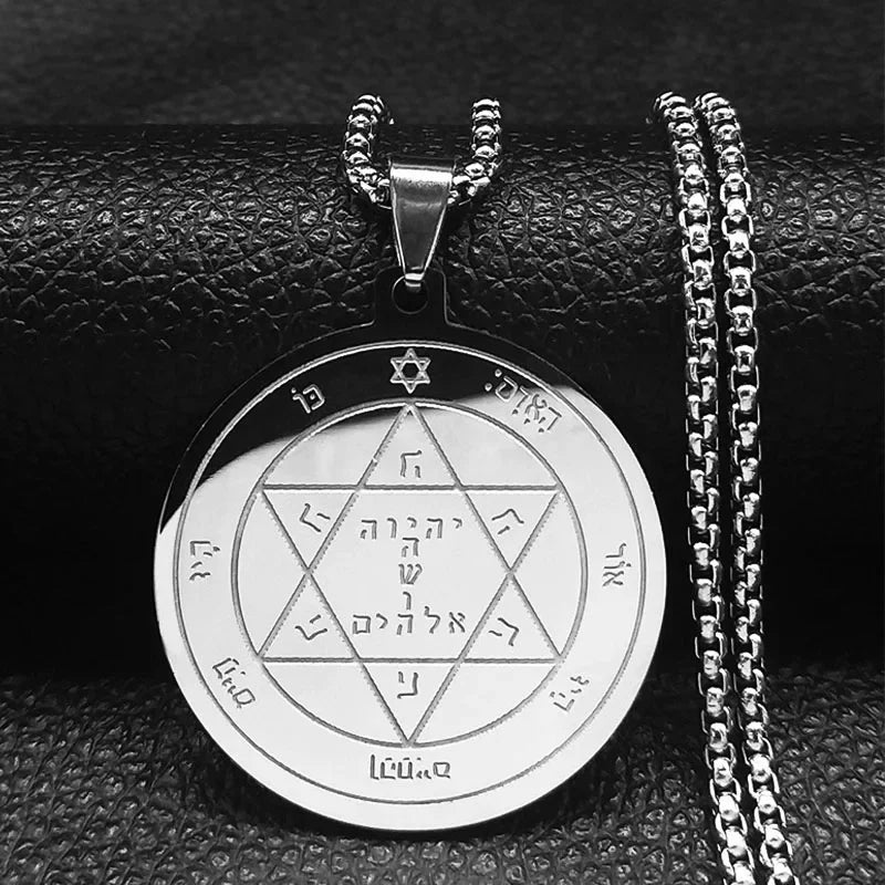 Pentacle of Mars Solomon Pendant — Stainless