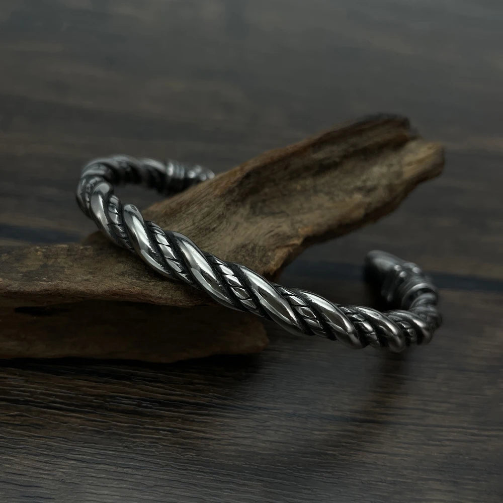 Viking Eagle Head Bracelet — Stainless