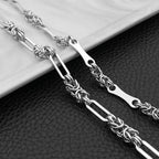 Byzantine Chain Bracelet — Simple Aesthetic, 316L Stainless Steel