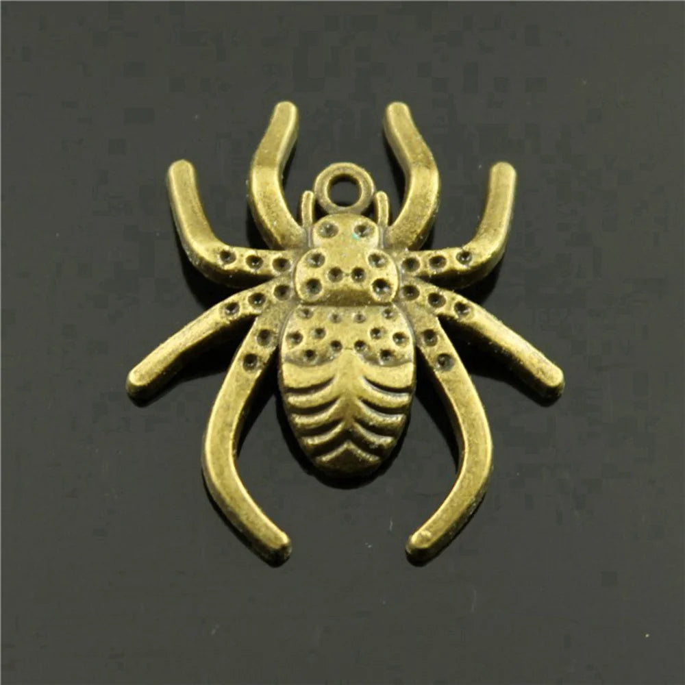 Boho Spider Web Charms Pendant Female Jewelry Bulk Cheapest Items