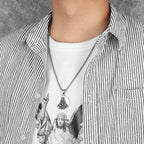 Christian Jesus Pendant 316L Stainless Steel Religion Necklaces Men Chain Bless Pray Rock Punk Party Jewelry Xmas Gift