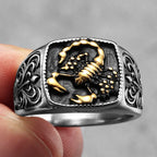 Scorpion Carving Stainless Steel Men Rings Punk New In For Male Women Fashion Jewelry Creativity Gift
