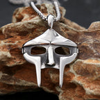 Vintage 316L Stainless Steel Mf Doom Mask Pendant Necklace Men's Punk Egyptian Pharaoh Necklaces Fashion Jewelry Gifts