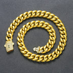 men's flat chain Boss necklace, simple and elegant, men's exclusive necklace
