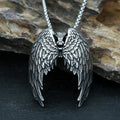 Angel Wings Steel Pendant Punk