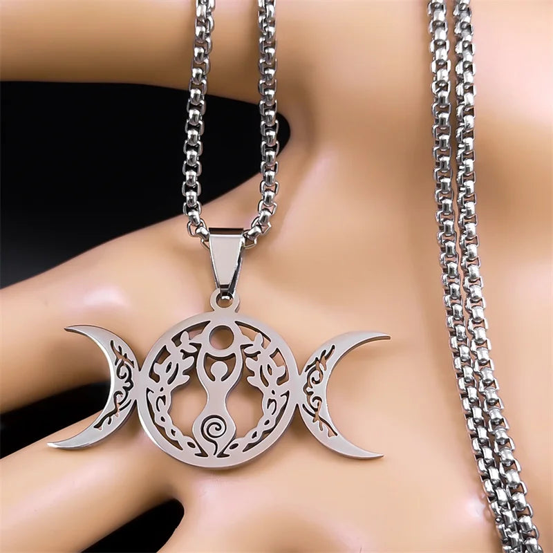 Witchcraft Stainless Steel Pendant Necklace