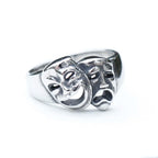 2023 New 316L Stainlesss Steel Cry and Smile Ring For Man Women Good Polished Couple Gift Fashion Jewelry for gift free