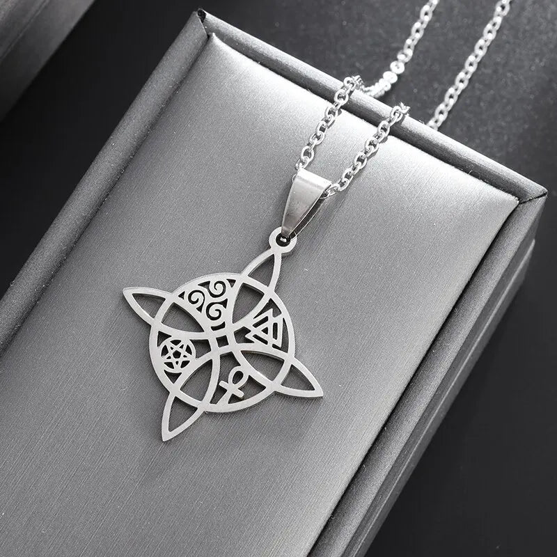 Anubis Stainless Steel Pendant Necklace