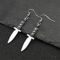 Sword Steel Earrings Gothic Cute Knife Funny Halloween