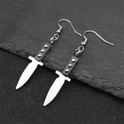 Sword Steel Earrings Gothic Cute Knife Funny Halloween