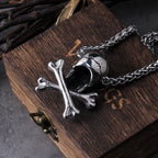 Skull Chain Pendant Necklace — Stainless Statement