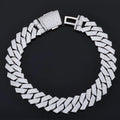 Gold Cuban Chain Necklace Iced Out 20/26/36MM