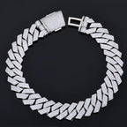 Gold Cuban Chain Necklace Iced Out 20/26/36MM