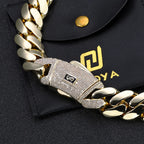 Gold Cuban Chain Necklace 14K Monaco