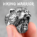 Wolf Skull Ring — Stainless Steel