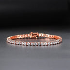 Iced Out Tennis Bracelet — Stainless Steel