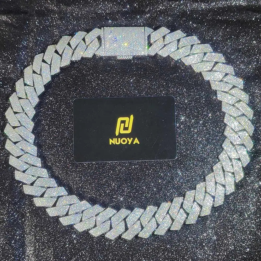 Iced Out Cuban Chain Stainless Steel 26MM 6-Row