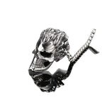 Laughing Skull Pendant Necklace — Retro Gothic