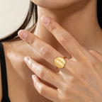 Saint Benedict of Nursia Ring for Men and Women — Stainless Steel