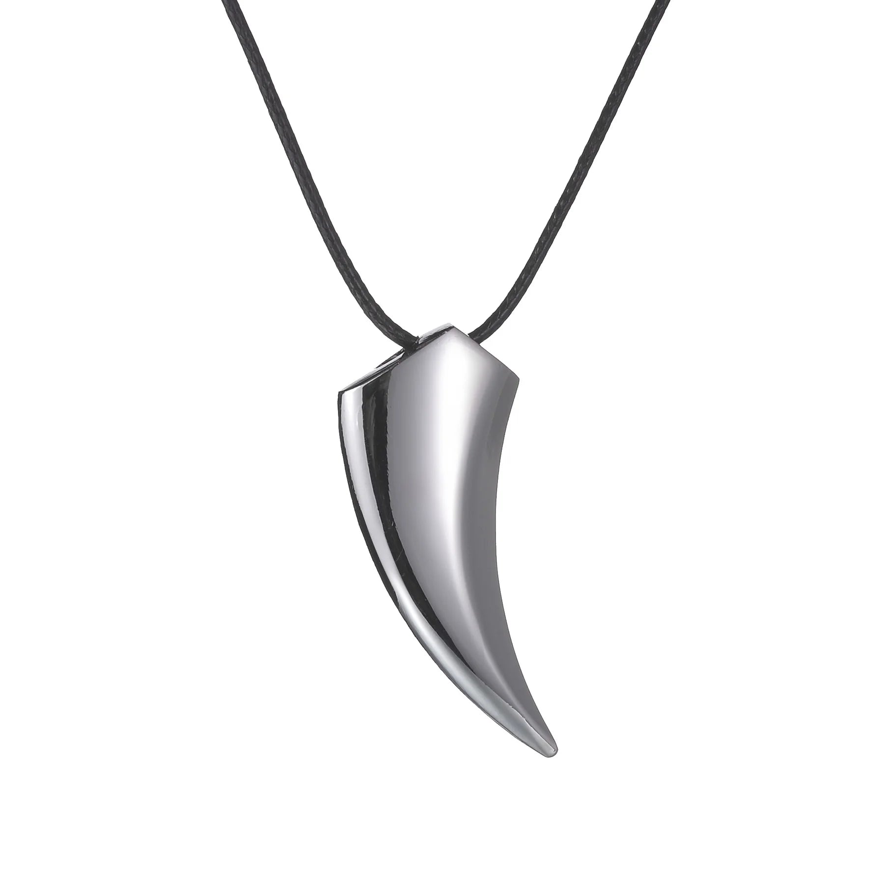 Wolf Stainless Steel Pendant Necklace