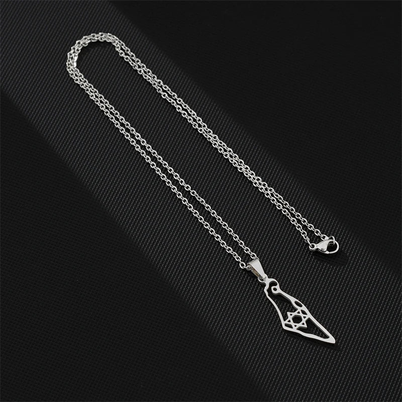 Israel Hexagram Star Pendant Necklace