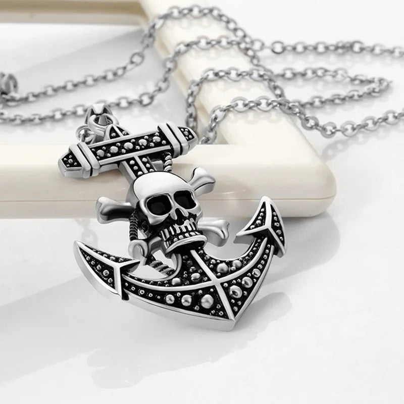 Fish Steel Pendant European American Pirate Retro