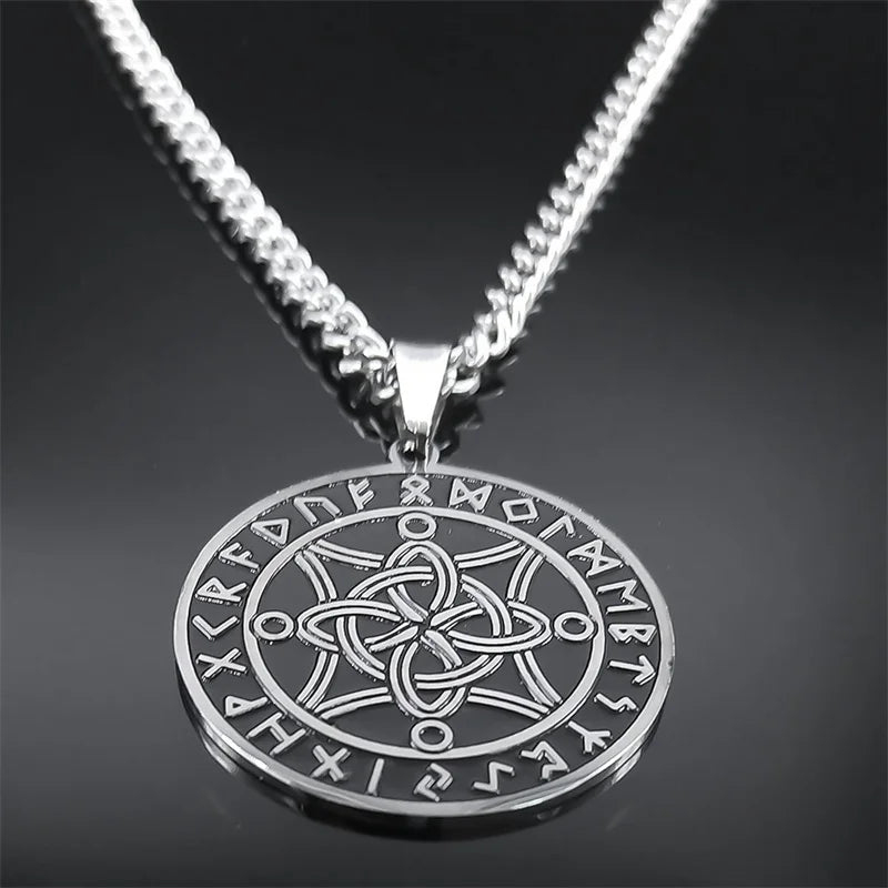 Viking Pagan Celtic Knot Pendant — Stainless