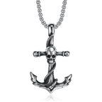 Gothic Skull Pendant Necklace — Stainless Steel