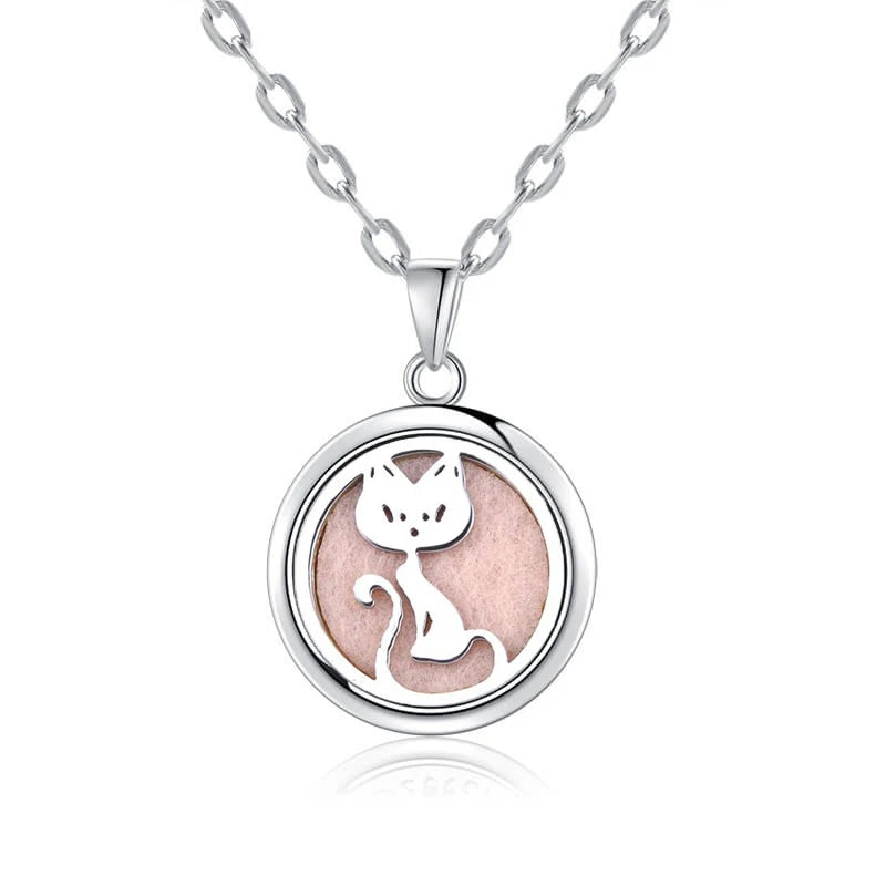New Tree Of Life Aromatherapy Necklace Stainless Steel Essential Oil Diffuser Amulet Perfume Locket Pendant Women Jewelry Gift