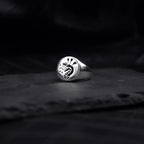 Luxury Felled Serpent Men Women Ring Stainless Steel Silver Plated Jewelry Anel Masculino Decoration Couple Gift Anillo