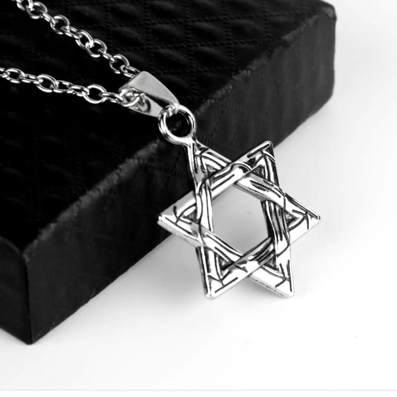Vintage Odin Viking Hammer Pendant Necklace for Men Stainless Steel Chain Party Jewelry