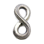 Fashion Silver Color 8 Infinity Shape Pendant for Men Women's Cool Punk Sweater Pendant Unisex Party Jewelry Accessories
