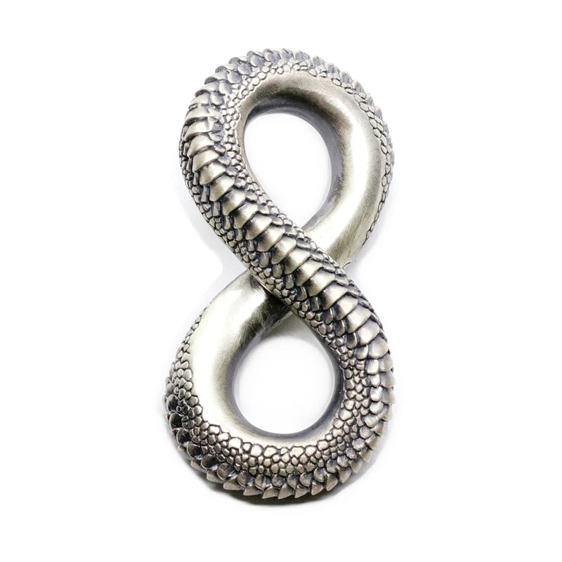 Fashion Silver Color 8 Infinity Shape Pendant for Men Women's Cool Punk Sweater Pendant Unisex Party Jewelry Accessories