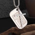 New Gold Color Crucifix Image Men\\'s Pendant Christ Miami Cuban Religious Necklace for Daily Wear Fashion Jewelry Accessories