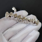 925 Silver VVS Moissanite Grillz Dental
