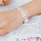 Factory direct fashion 925 Sterling Silver Bracelet for men woman elegant 12MM chain fine Luxury jewelry Wedding party gifts
