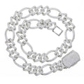 Iced Out Bling Miami Cuban Chain Necklace Gold Silver Color CZ Cubic Zirconia Link Men Women Hip Hop Jewelry