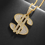 Hip Hop Rock Rapper Blessing Alphabet Pendant Necklace for Personality Men Fashion Street Trend Jewelry Accessories Gift