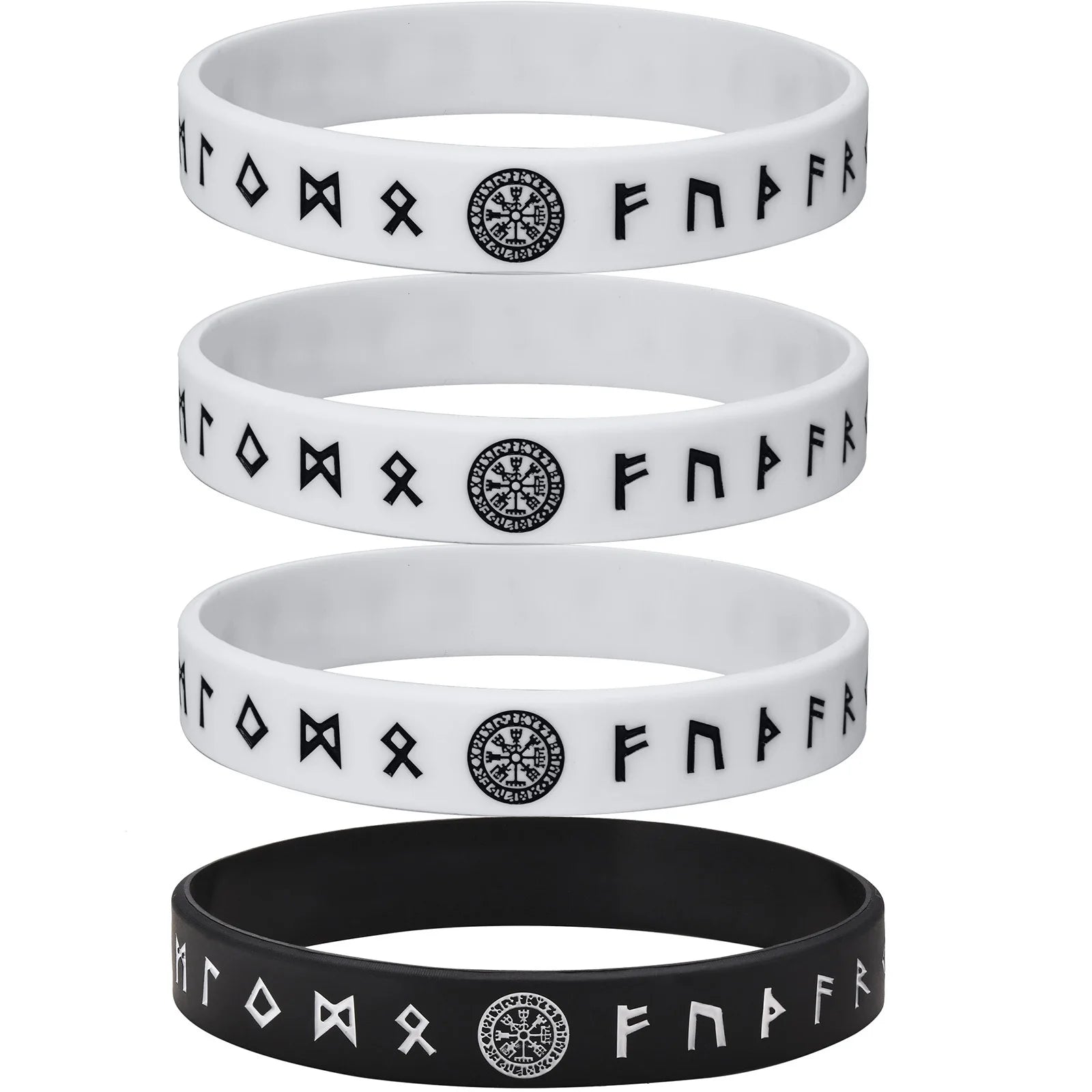 Viking Compass Silicone Bracelet 12mm