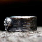 Double Head Skull Ring — Stainless Steel Gothic