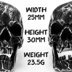 Skull Ring Black — Stainless Steel