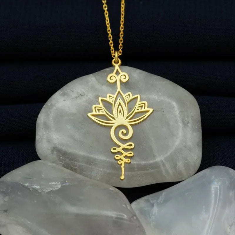 Football Charm Pendant Necklace — Gold