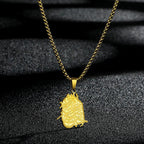 CHENGXUN Dainty Chef Knife Pendant Necklace for Women Men Steel Knife Charm Neck Chain Male Talisman Amulet Protection Jewelry