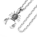 Scorpion Pendant Necklace — Stainless Steel